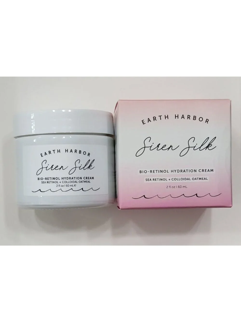 Earth Harbor Siren Silk Bio-Retinol Hydration Cream 2 Fl Oz Full Size New